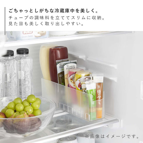 冷蔵庫中スリム調味料収納ラック タワー.|s3